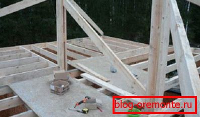 Bau des walmdaches des hauses mit eigenen händen - gerät und