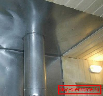 Interner Kamin im Bad