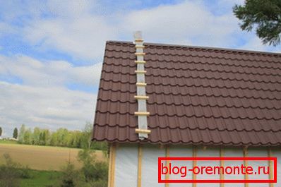 Dachleiter aus Holz