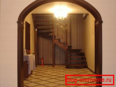 Bogen in einem Raum mit niedrigen Decken Bogen in einem Raum mit niedrigen Decken