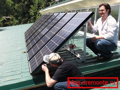 Batterien am Rahmen