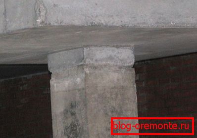 Kalte Naht beim Betonieren von Säulen Kalte Naht beim Betonieren von Säulen