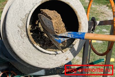 Betonherstellung mit einem Betonmischer Betonherstellung mit einem Betonmischer