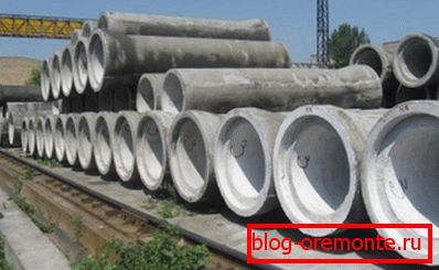 Kanalrohr aus Beton mit einem Durchmesser von 500 mm Kanalrohr aus Beton mit einem Durchmesser von 500 mm