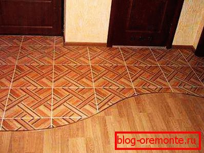 Linoleum und Laminat