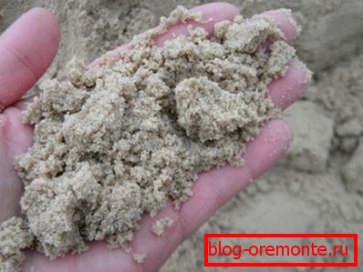 Лучшим считается речной или морской der Sand Лучшим считается речной или морской der Sand
