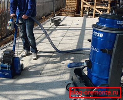 In der Foto - Reinigung Staub von Betonoberflächen In der Foto - Reinigung Staub von Betonoberflächen