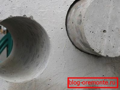 Bei den Fotodiamantbohrlöchern in Beton wurde eine ausreichende Festigkeit erreicht Bei den Fotodiamantbohrlöchern in Beton wurde eine ausreichende Festigkeit erreicht