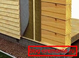 Visuell gezeigte Erwärmung der Wände eines Hauses aus einer Bar Visuell gezeigte Erwärmung der Wände eines Hauses aus einer Bar