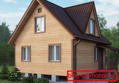 Preiswertes Haus aus Holz