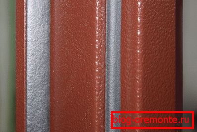 Zwei Siegelkonturen Metalltürdichtung