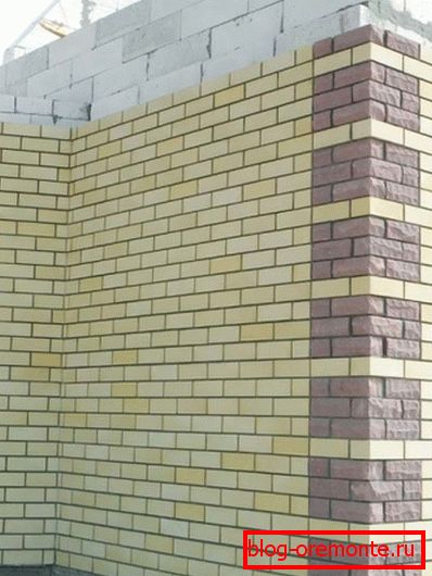 Verblendziegel - die gebräuchlichste Art der Fassadenbearbeitung. Verblendziegel - die gebräuchlichste Art der Fassadenbearbeitung.