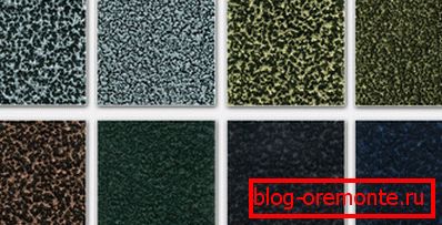 Pulverlackierungsstrukturen für Türverkleidungen Pulverlackierungsstrukturen für Türverkleidungen