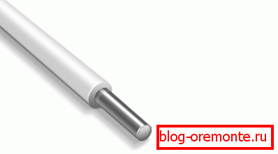 Verzinktes Kabel PNSV in PVC-Isolierung Verzinktes Kabel PNSV in PVC-Isolierung