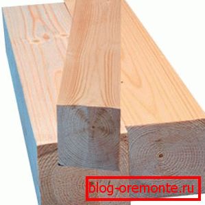Holz aus Lärche. Holz aus Lärche.