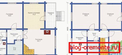 Detaillierter 9x10 Hausplan Detaillierter 9x10 Hausplan