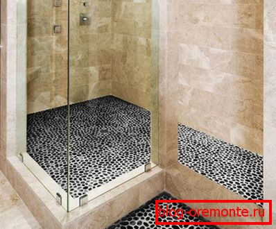 Kiesel-Mosaikboden