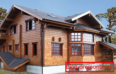 Der Vorteil des finnischen Hauses - keine Schrumpfung.