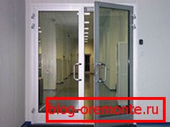 Einbau von Aluminiumtüren