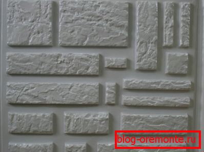 Gummiform für Kunststein aus Beton. Gummiform für Kunststein aus Beton.