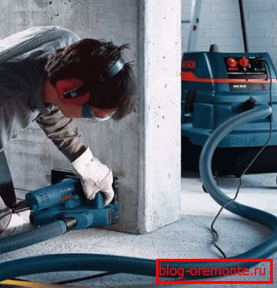 Anschluss eines Wall Chaser mit einem Staubsauger Anschluss eines Wall Chaser mit einem Staubsauger
