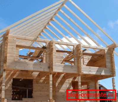 Bau eines Holzhauses Bau eines Holzhauses