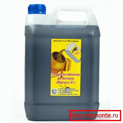 Superplasticizer ukrainische Produktion Virtuoso-31. Superplasticizer ukrainische Produktion Virtuoso-31.
