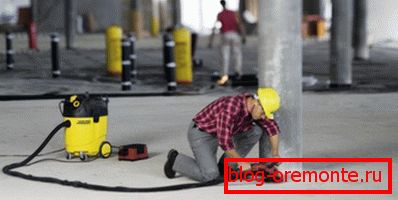 Abstauben auf der Baustelle Abstauben auf der Baustelle