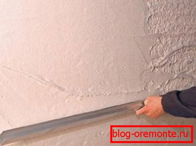 Nivellierbeton mit Putzmischung Nivellierbeton mit Putzmischung