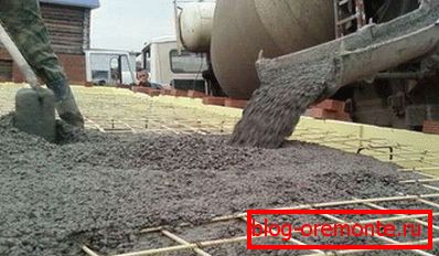 Das Fundament mit der Lösung von höchster Qualität füllen Das Fundament mit der Lösung von höchster Qualität füllen